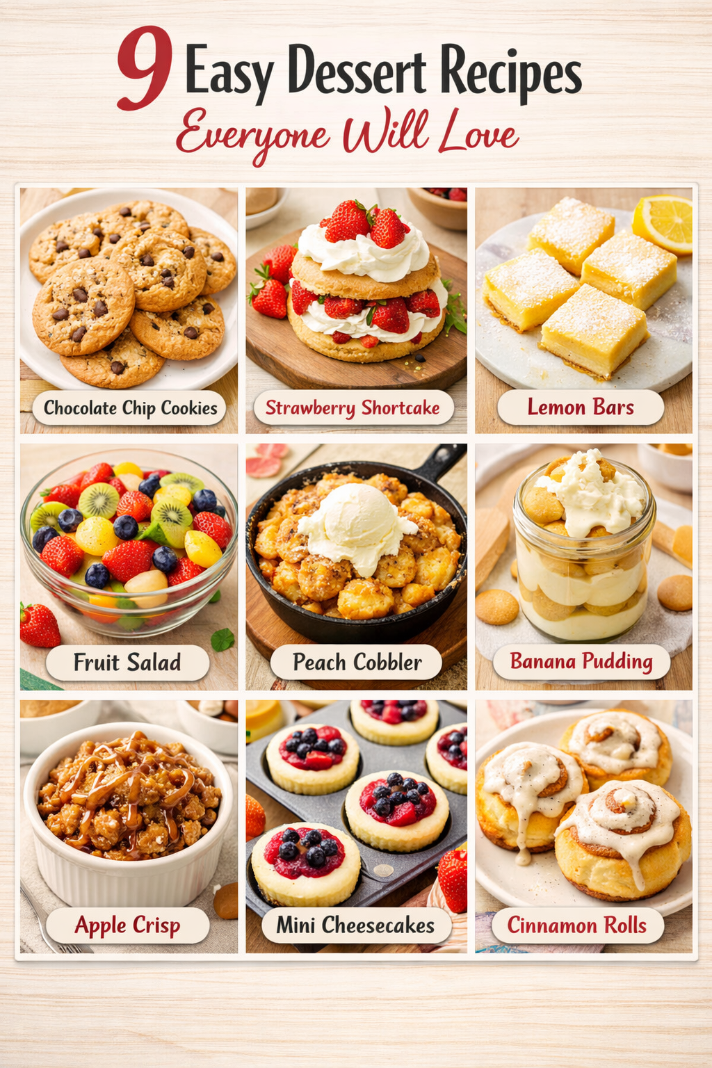 9 Easy Dessert Recipes Everyone Will Love