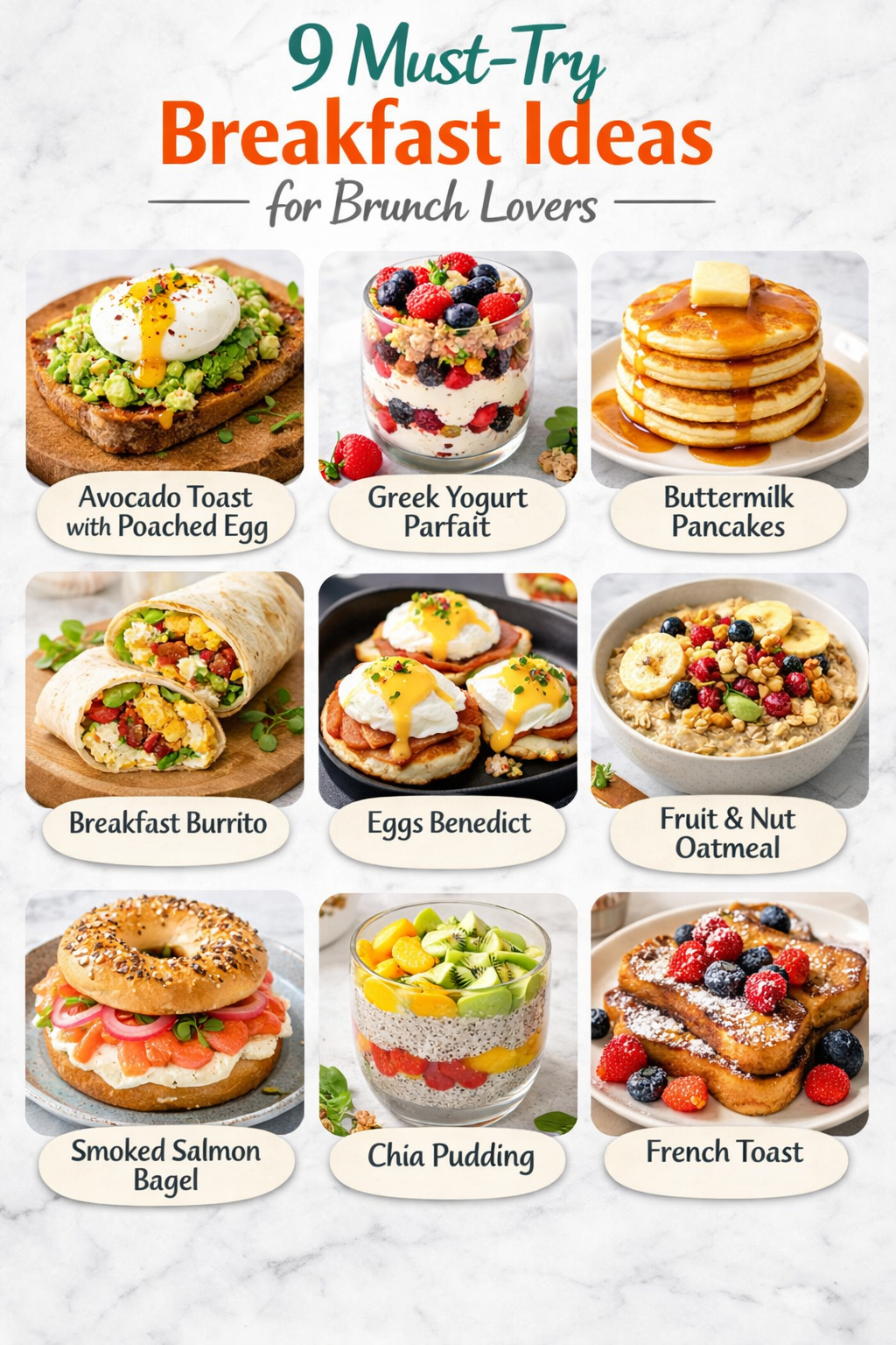 9 Must-Try Breakfast Ideas for Brunch Lovers